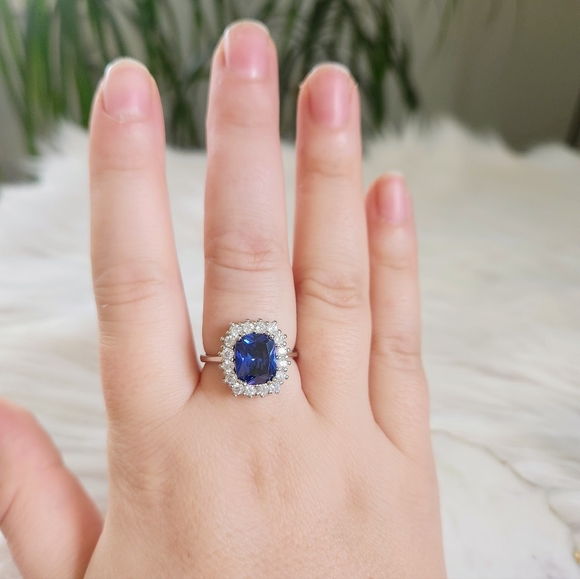 NWT Ryze Wisteria & White Frost CZ .925 Sterling Silver Ring - Size 8.25 - Picture 9 of 11